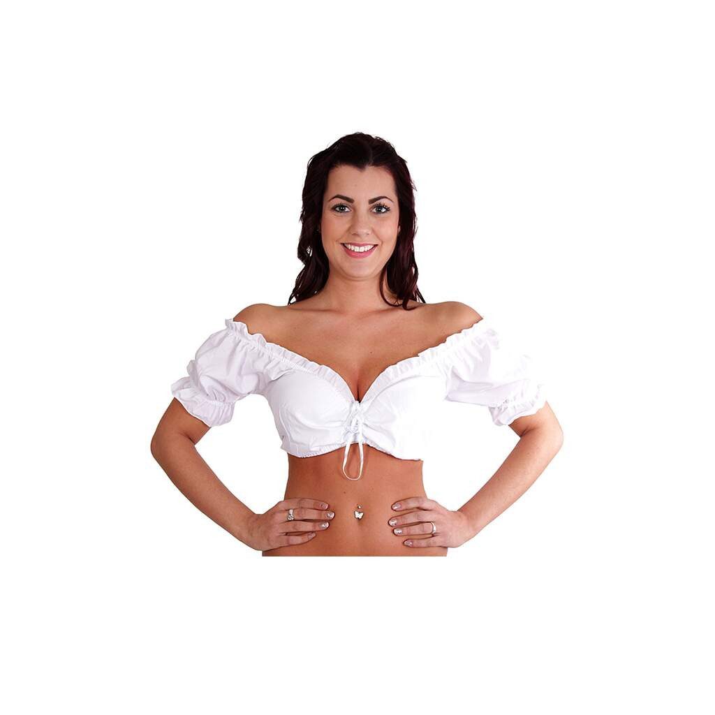Dirndlbluse DIRNDLBLUSE - TRACHTENBLUSE IN WEISS