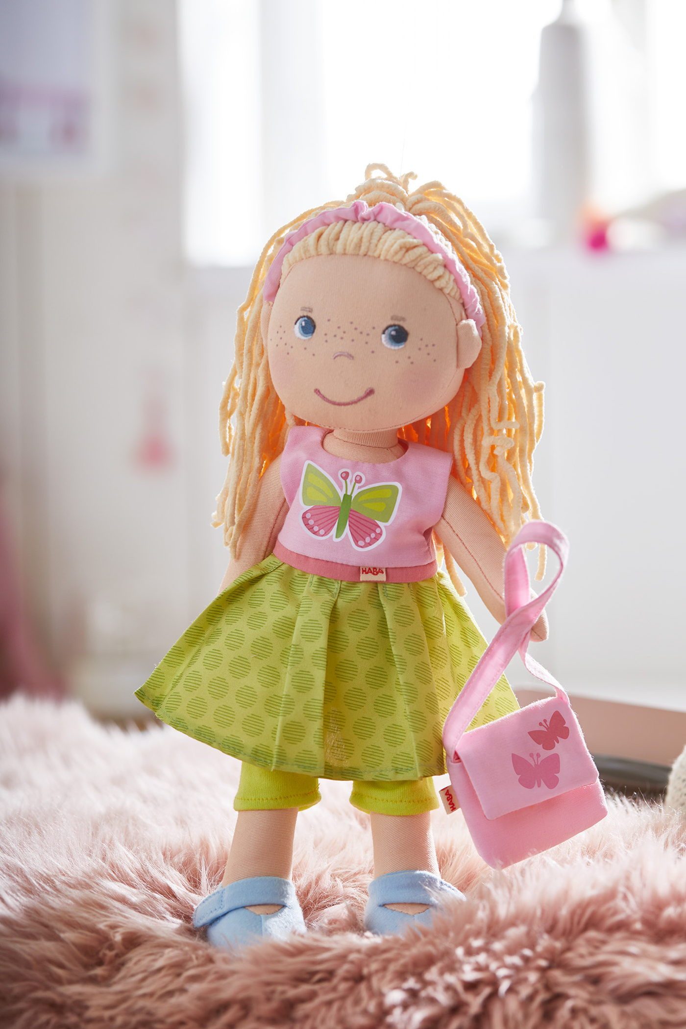 Haba Puppenkleidung Zubehör für Stoffpuppe Kleiderset Schmetterling 1304253 günstig online kaufen