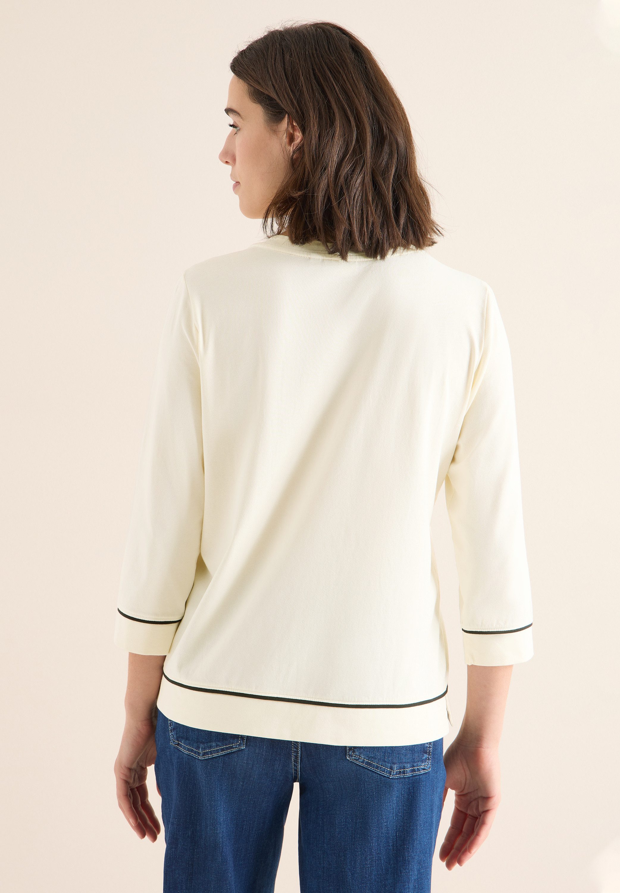 CECIL Rundhalsshirt Rundhalsausschnitt günstig online kaufen