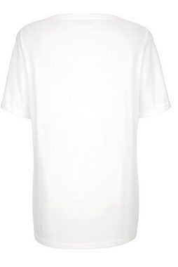 MIAMODA Rundhalsshirt T-Shirt Blumendruck Halbarm