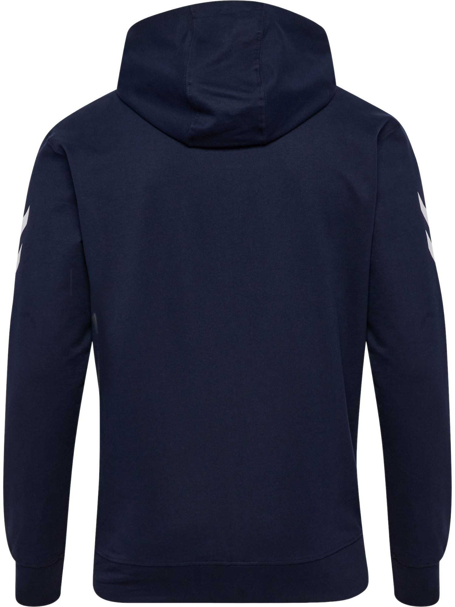 hummel Trainingsjacke hmlGO 2.0 Chevron Full-Zip Hoodie (Baumwolle, mit Kapuze) marineblau