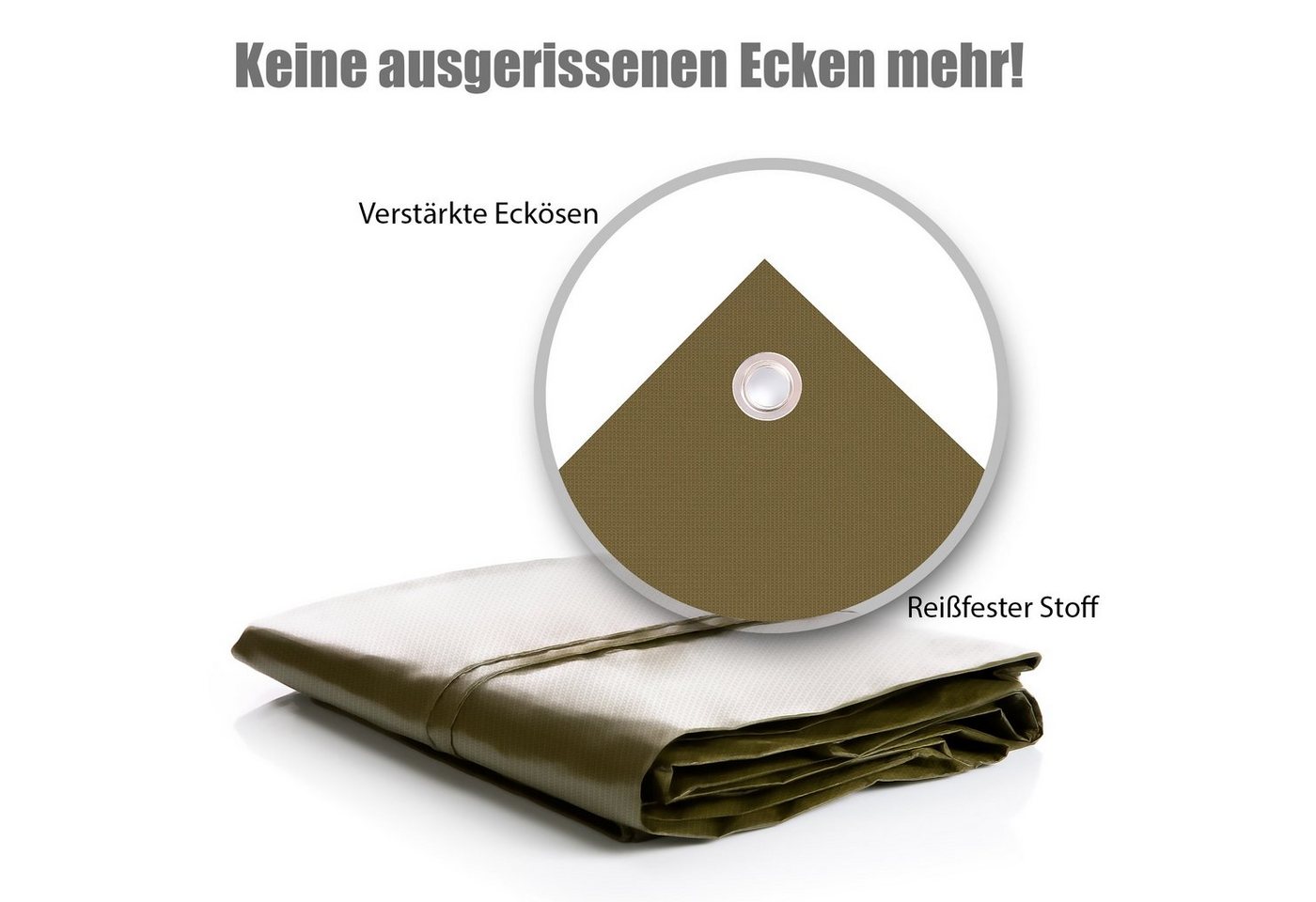Thumbnail - BigDean Schutzplane Abdeckplane 3x4m 90g/m² wasserdicht (1-St)