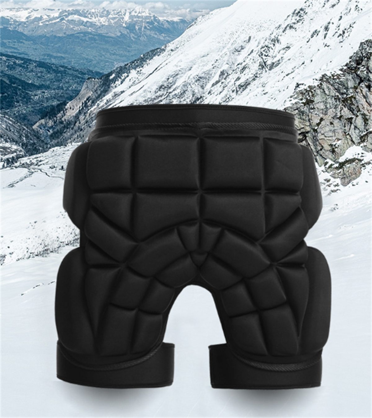 und Hüftpolster-Set, selected (5-tlg) Anti-Fall-Polster Ski-Knie- Protektorenshorts carefully Wasserdichtes