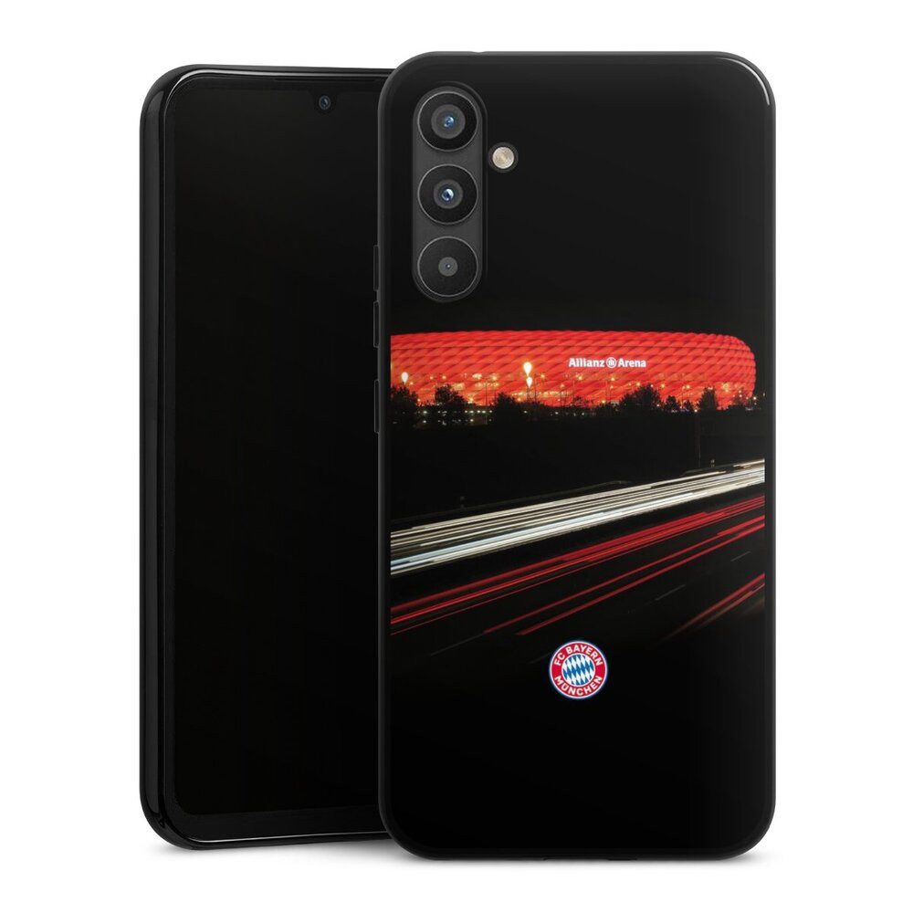 DeinDesign Handyhülle FC Bayern München FCB Stadion FC Bayern München Allianz Arena, Samsung Galaxy A34 5G Silikon Hülle Bumper Case Handy Schutzhülle