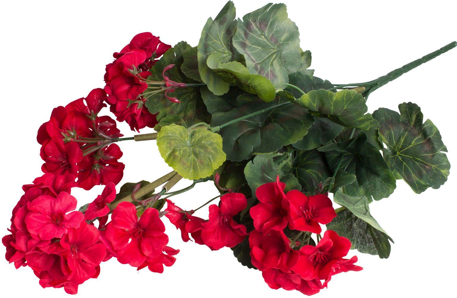 Kunstblume Geranie mit 9 Stielen, Botanic-Haus, günstig online kaufen