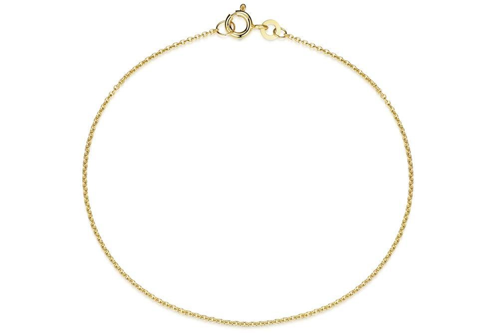 Silberkettenstore Goldarmband Erbsketten Armband 1,1mm - günstig online kaufen