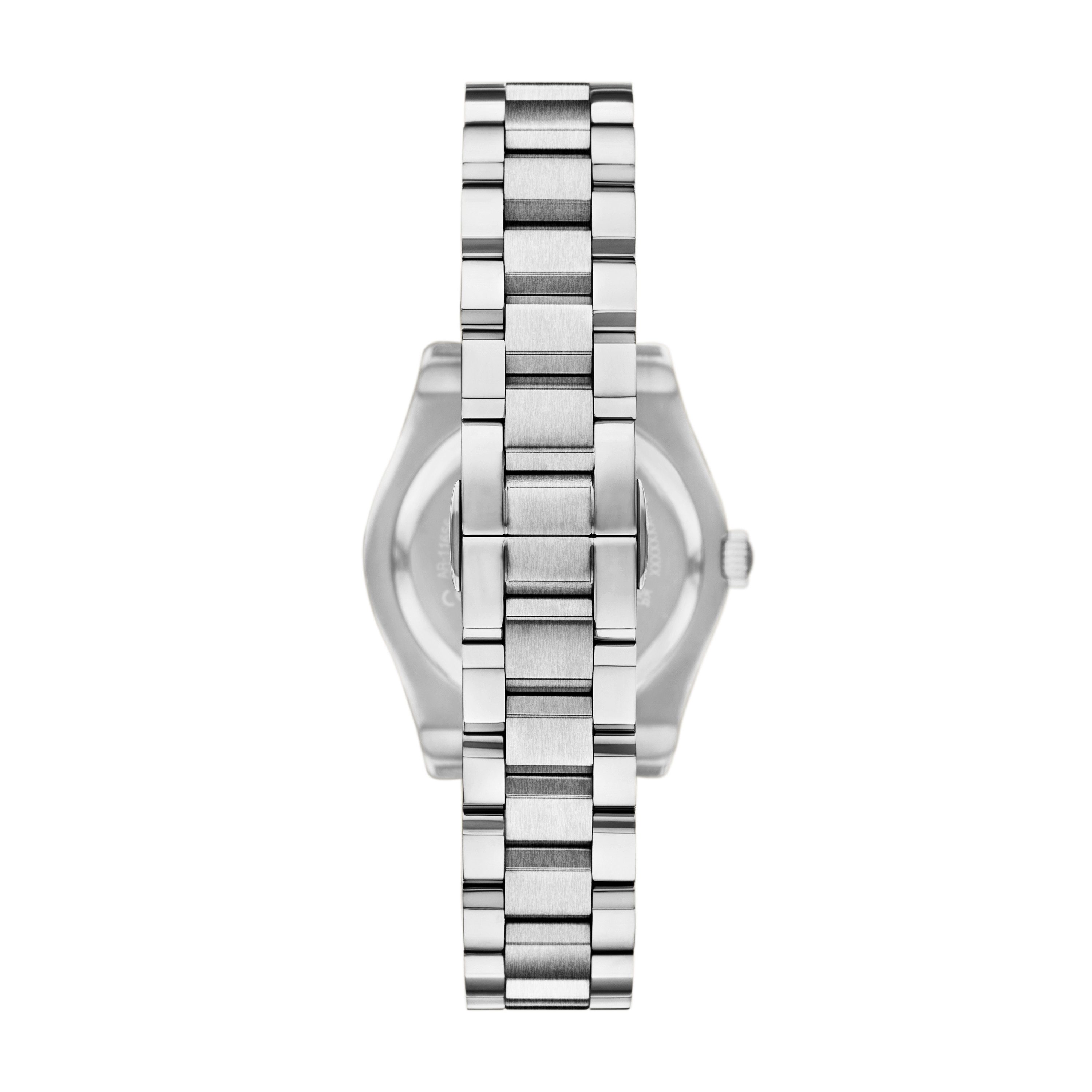 Emporio Armani Quarzuhr AR11717, Armbanduhr, Damenuhr, Edelstahlarmband, analog, Tag