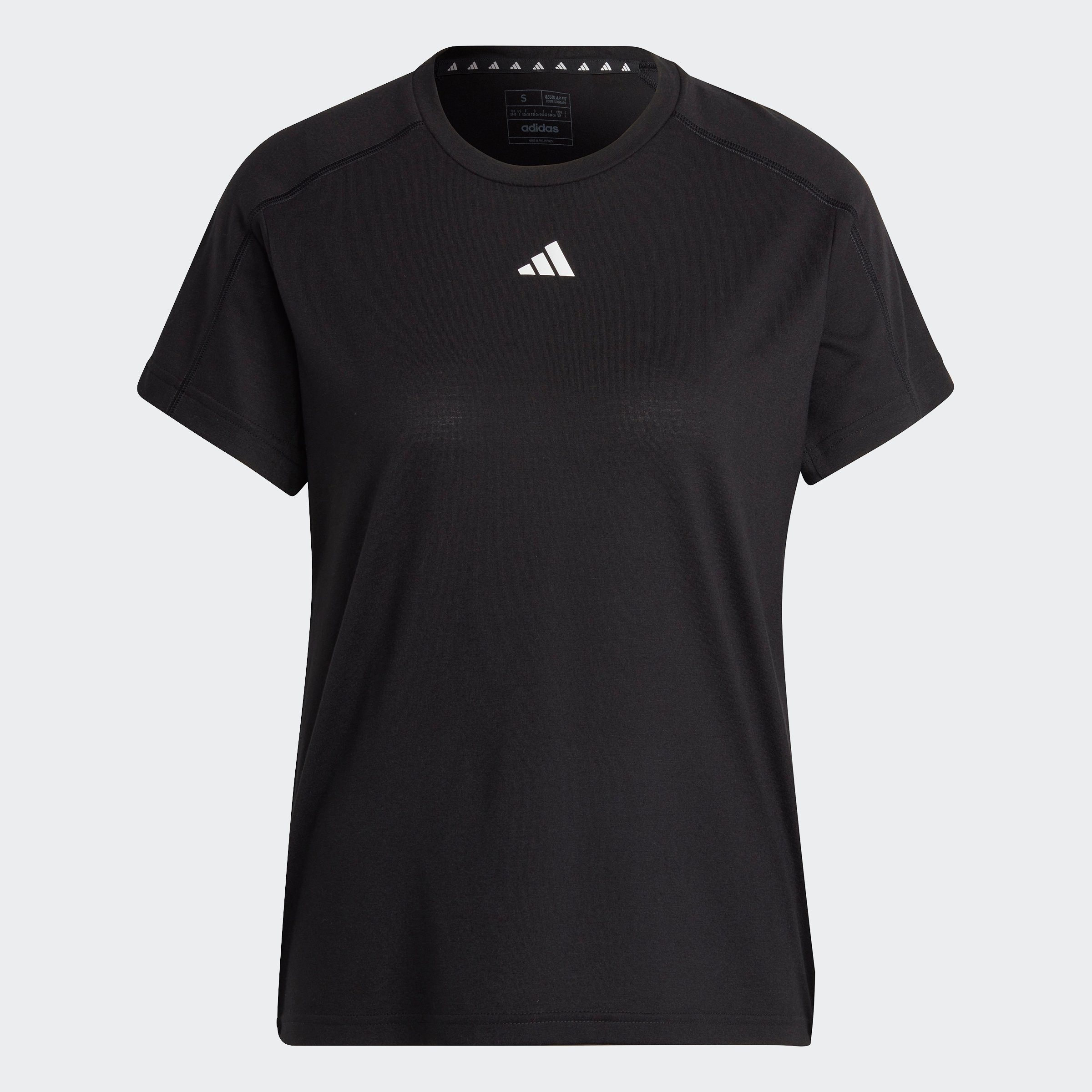 adidas Performance Black BRANDING TRAIN MINIMAL AEROREADY T-Shirt ESSENTIALS