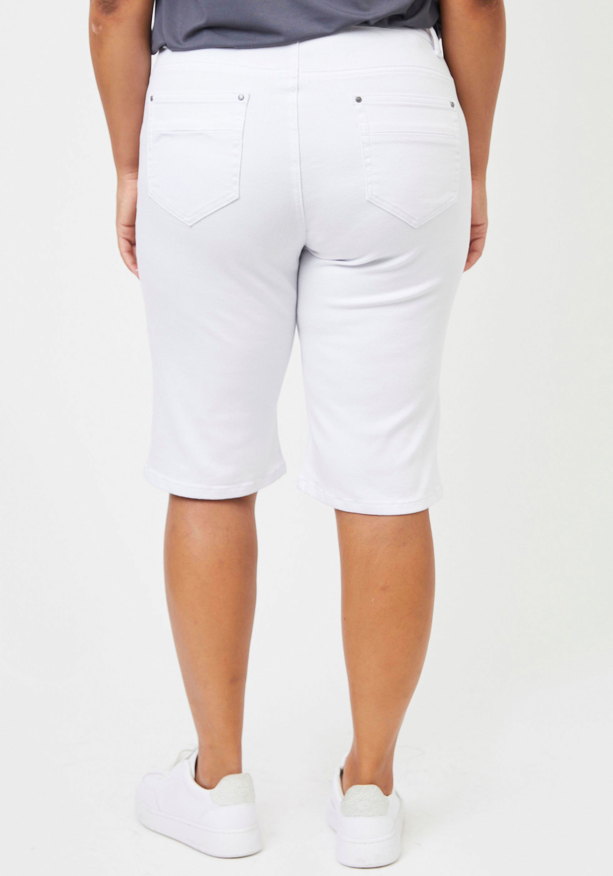 Jeanshotpants white Milan ADIA