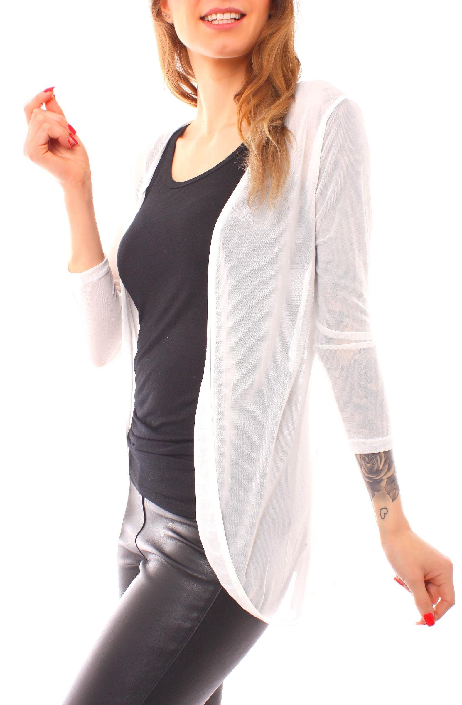 Muse Cardigan Mesh Cardigan Jäckchen transparent 7058 günstig online kaufen