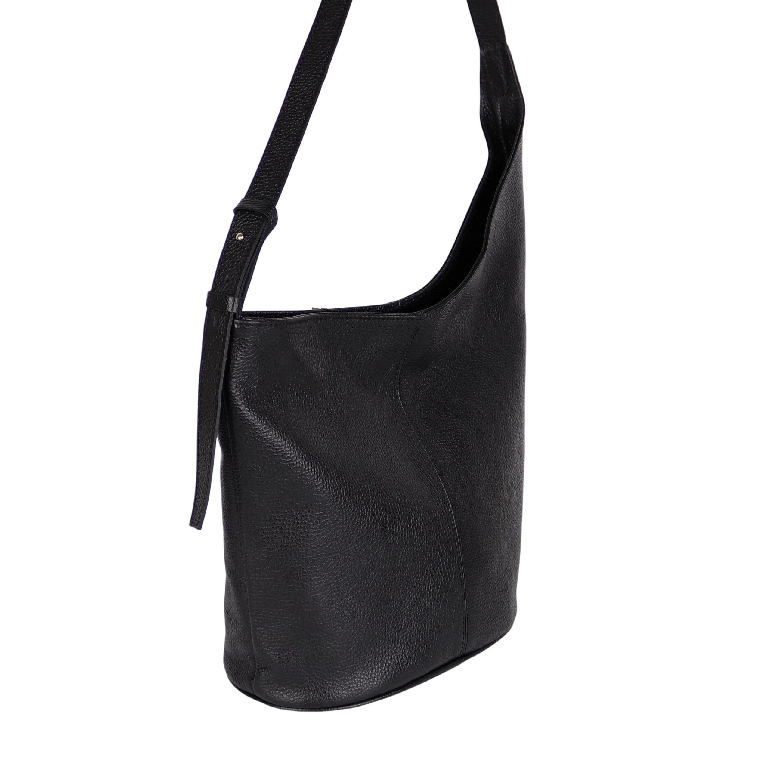 MIRROSI Shopper Aus Echtleder; Made in Itlay Beuteltasche, Tragetasche (35x30x15cm) mit viel Stauraum