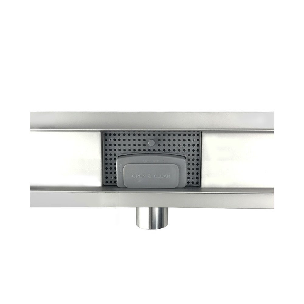 Aloni Duschrinne AL-DR2100, einzel, 1-St., Aloni Duschrinne Schwarz Glas 100cm