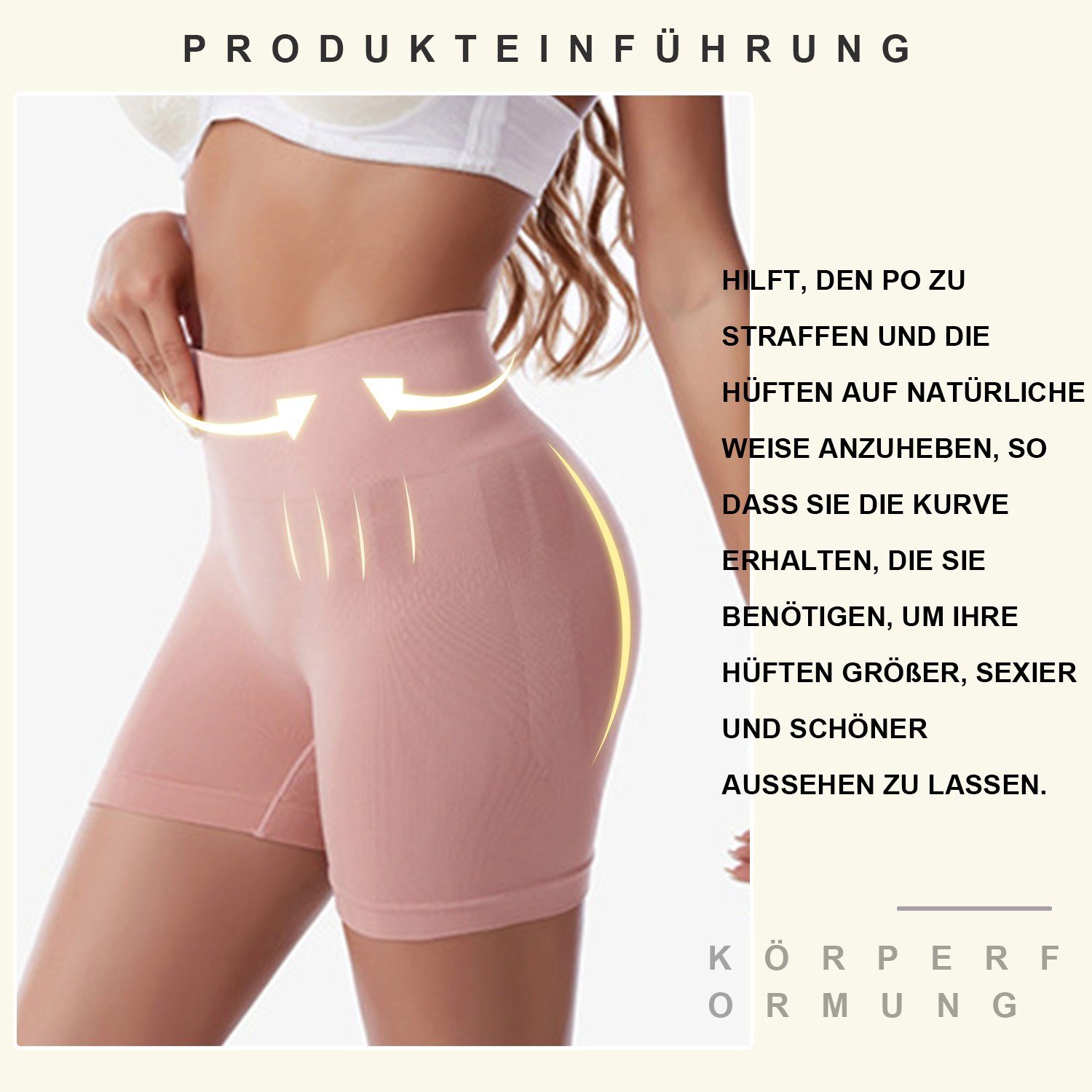 Höschen taillierte Shapingpants MAGICSHE Flache, Rosa