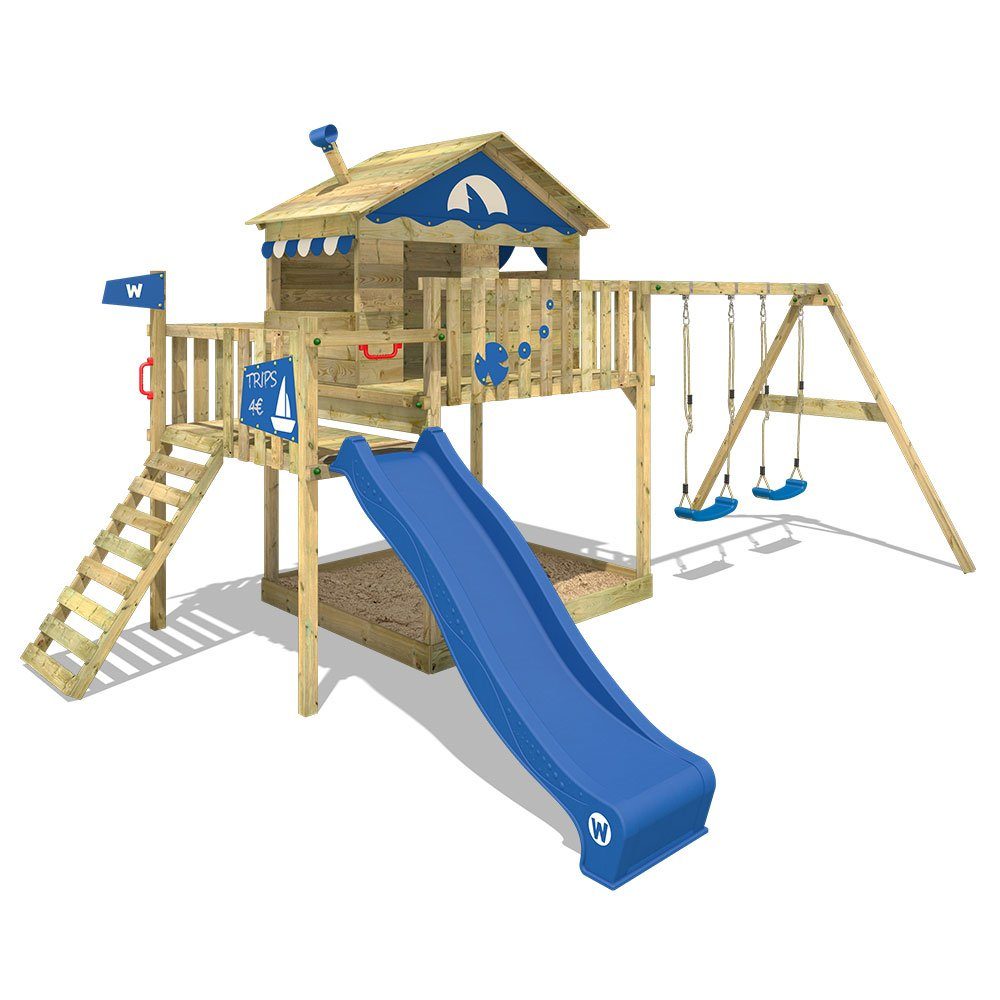 Wickey Spielturm »Klettergerüst Smart Coast mit Schaukel & Rutsche