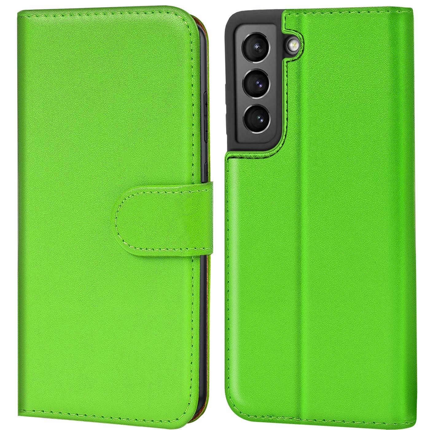 CoolGadget Handyhülle Wallet Klapp Tasche Book Case für Samsung Galaxy S22 6,1 Zoll, Hülle Klapphülle Flip Cover Etui Schutzhülle