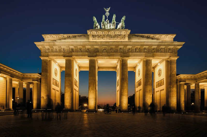 Papermoon Fototapete Brandenburg Gate, glatt