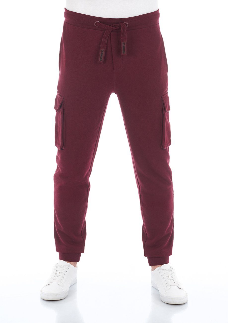 riverso Sweathose Herren Trainigshose RIVLars Slim Fit Jogginghose mit Cargotaschen