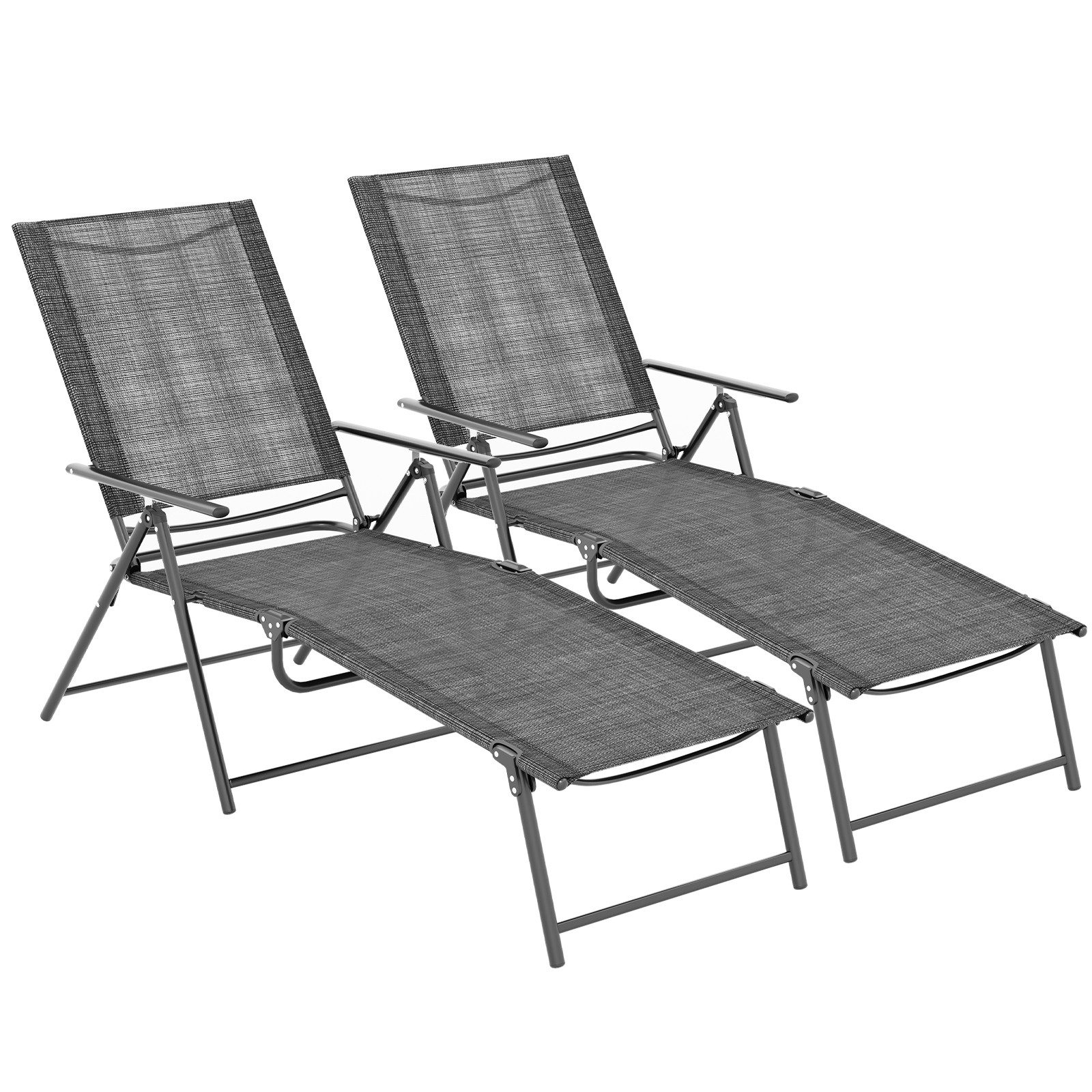 COSTWAY Gartenliege, 2 St., klappbar mit günstig online kaufen