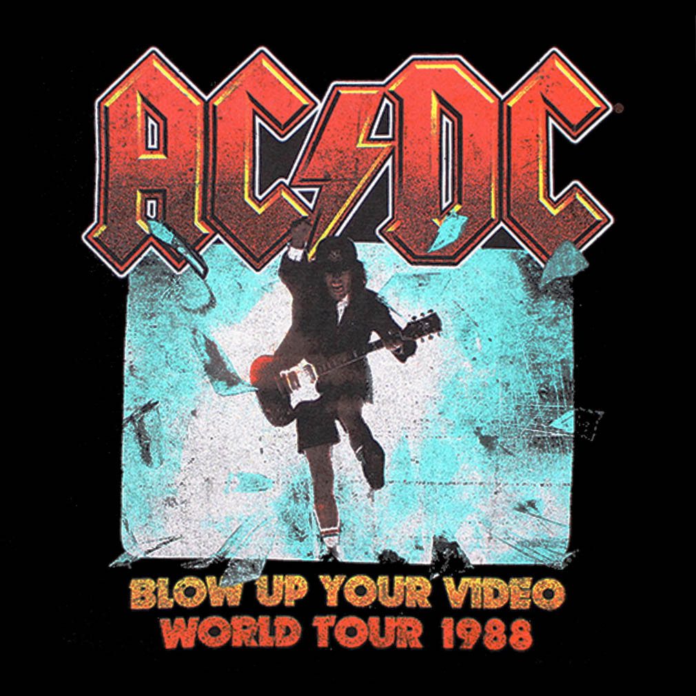 AC/DC Hoodie Blow Up Your Video Sweatshirt Band Merchandise Hoodie