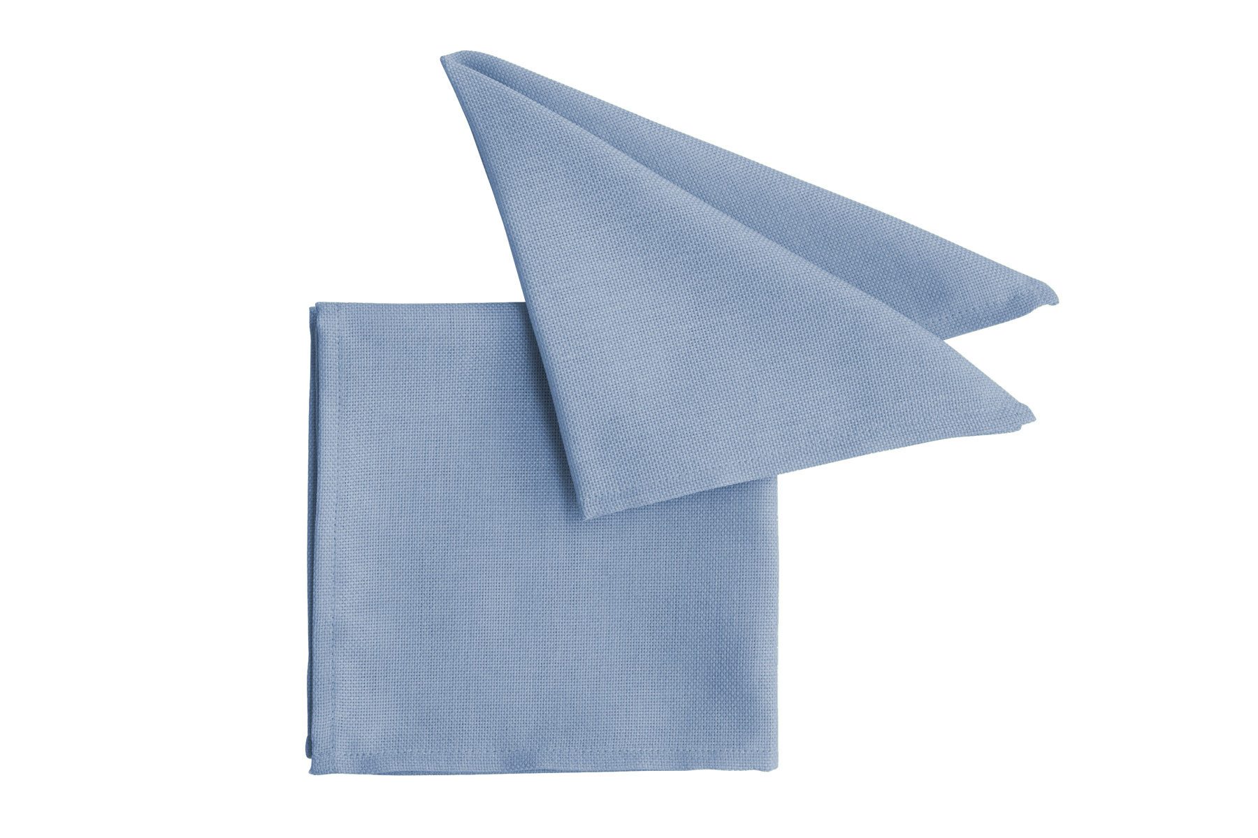 PICHLER Stoffserviette Serviette 6er Set Panama Rechteck 040/040 hellblau, (Spar-Set, 6 St., 6 Servietten), Servietten Fest Feier Kommunion