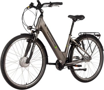 SAXONETTE E-Bike Comfort Plus 4.0, 7 Gang Shimano, Nabenschaltung, Frontmotor, 418 Wh Akku, Pedelec, Elektrofahrrad für Damen u. Herren, Cityrad, Rücktrittsbremse