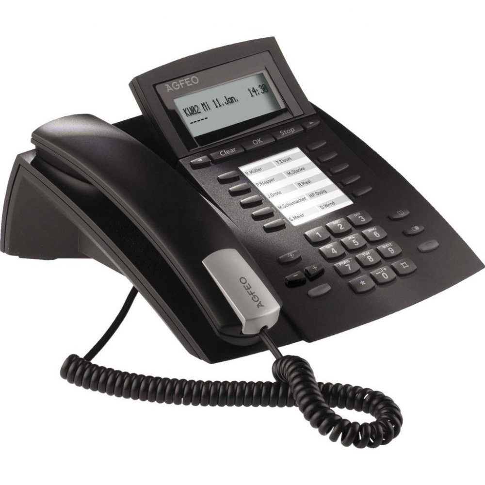 Agfeo ST 22 - Telefon schwarz - Kabelgebundenes Telefon