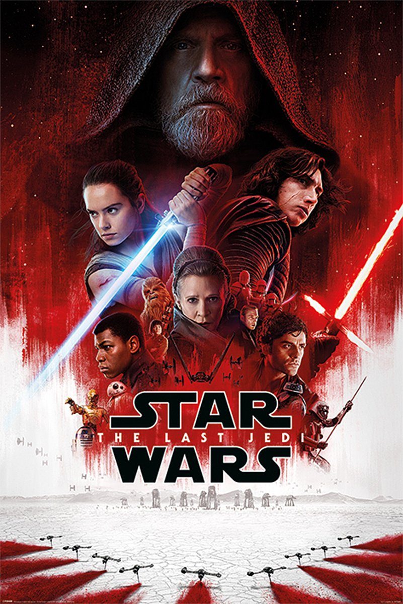 Star Wars Poster Star Wars Episode 8 Poster Hauptplakat 61 x 91,5 cm