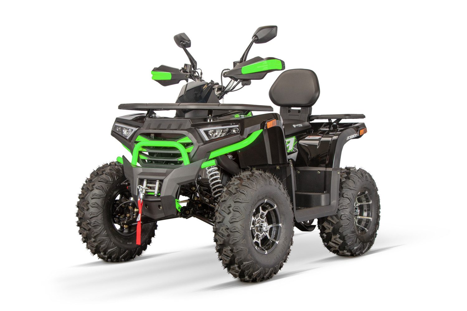 Nitro Motors ATV Maxi Quad Tricia CVT RS10 Platin inkl. Seilwinde 230cc, 230 ccm, 60 km/h, Seilwinde, Sportauspuff, Gepäckträger, Rückspiegel, USB-Anschluss