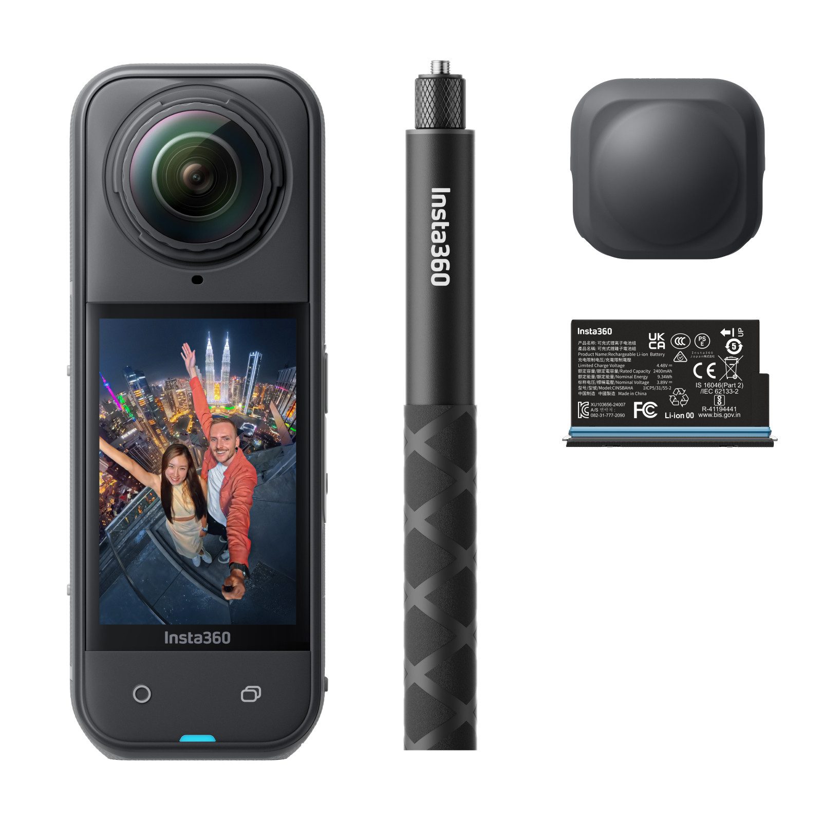 Insta360 Insta360 X5 - Wasserdichte 8K 360°-Kamera Action Cam (8K, WLAN (Wi-Fi), Bluetooth)