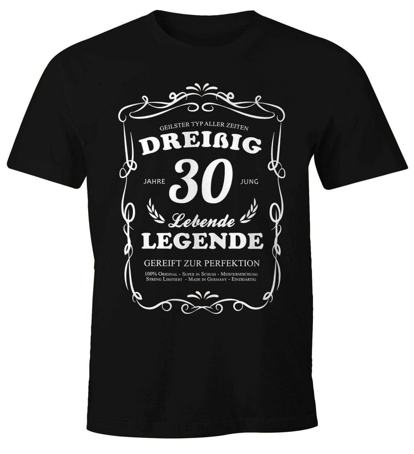 MoonWorks Print-Shirt Herren Geschenk T-Shirt Geburtstag günstig online kaufen
