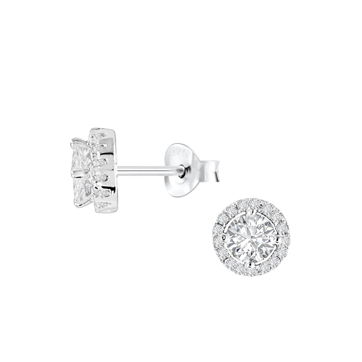 ALEXANDER YORK Paar Ohrstecker ZIRKONIA rhodiniert, 2-tlg., 925 Sterling Si günstig online kaufen