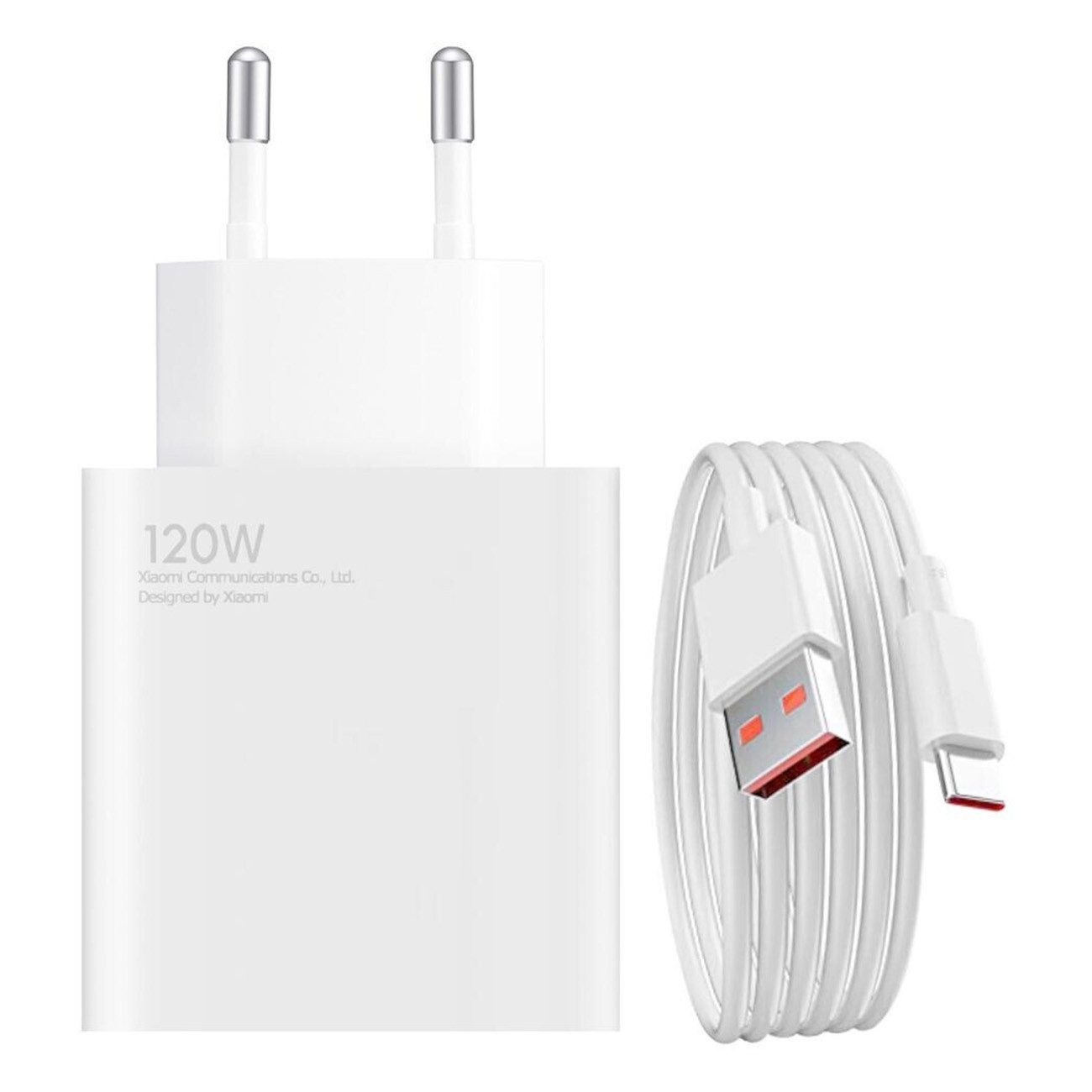 Xiaomi 120 Watt Hyper Charger Combo Smartphone-Ladegerät (Schnelles Laden, Bis zu 120 Watt, Kabellänge 1 m, USB-A auf USB Typ-C)