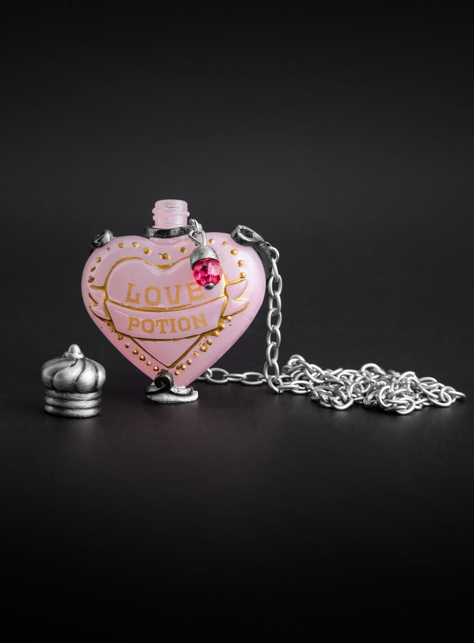 The Noble Collection Statementkette Harry Potter Liebestrank Kette, Original lizenzierter Schmuck aus den “Harry Potter”-Filmen