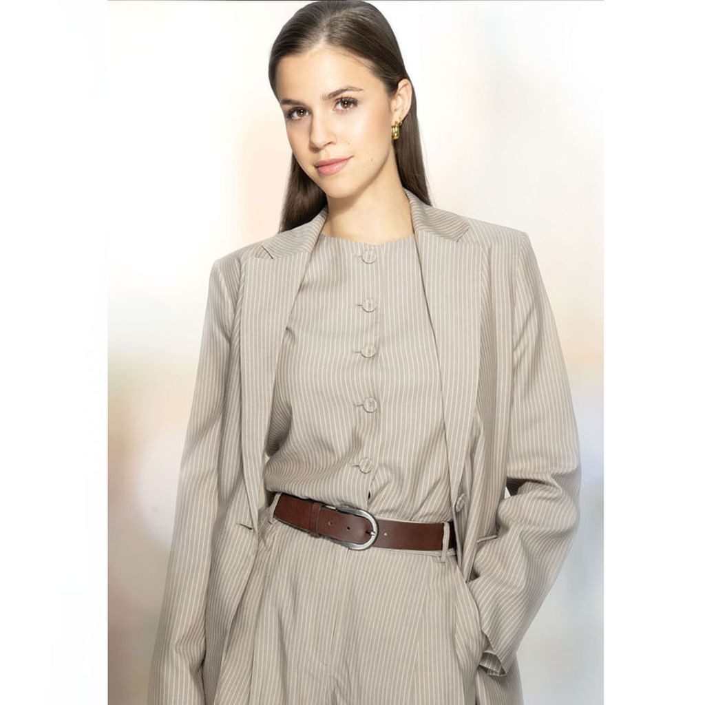 Silbergift Ledergürtel Ledergürtel mit seidiger Oberfläche