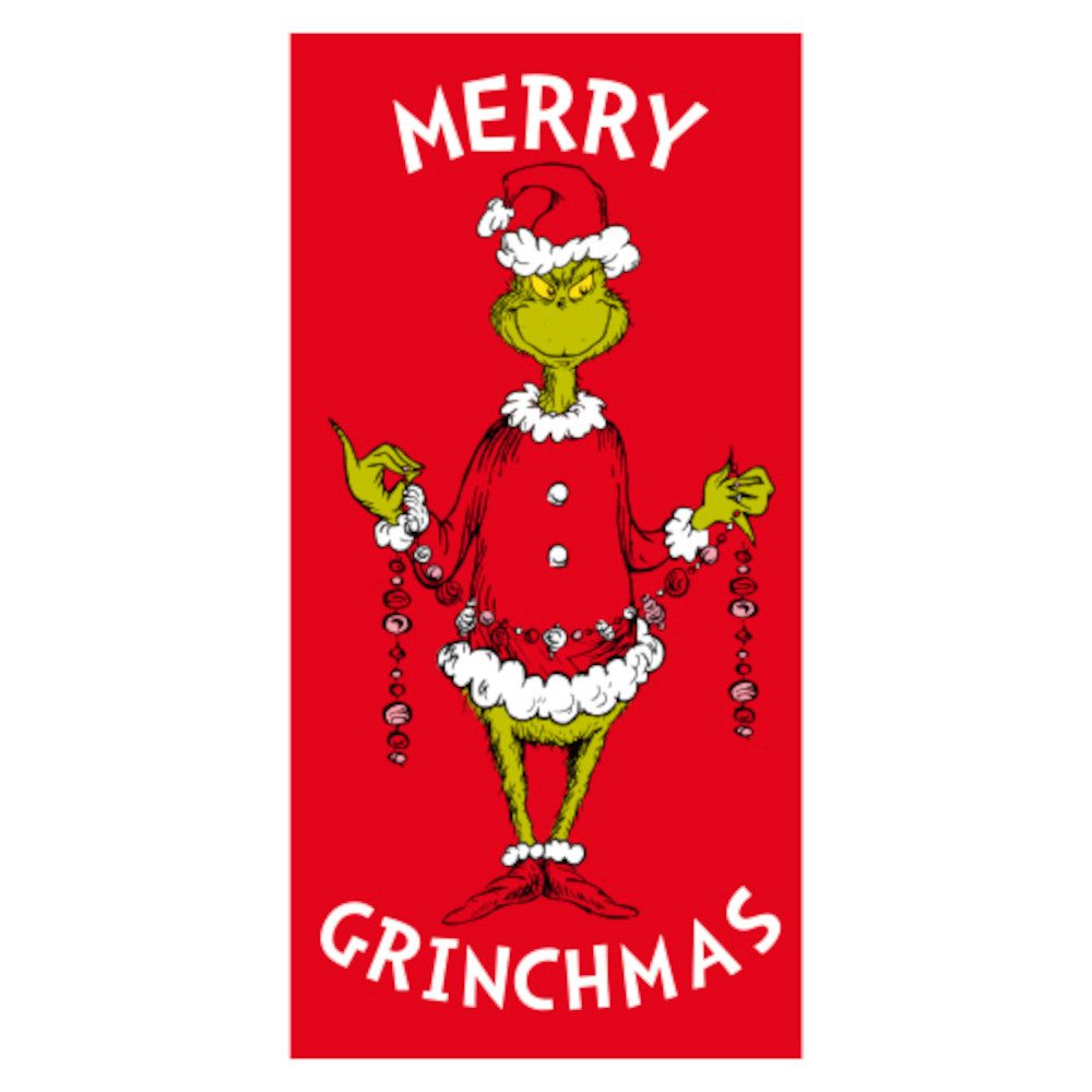 The Grinch Strandtuch The Grinch Badetuch Handtuch Strandtuch 70 x 140 cm
