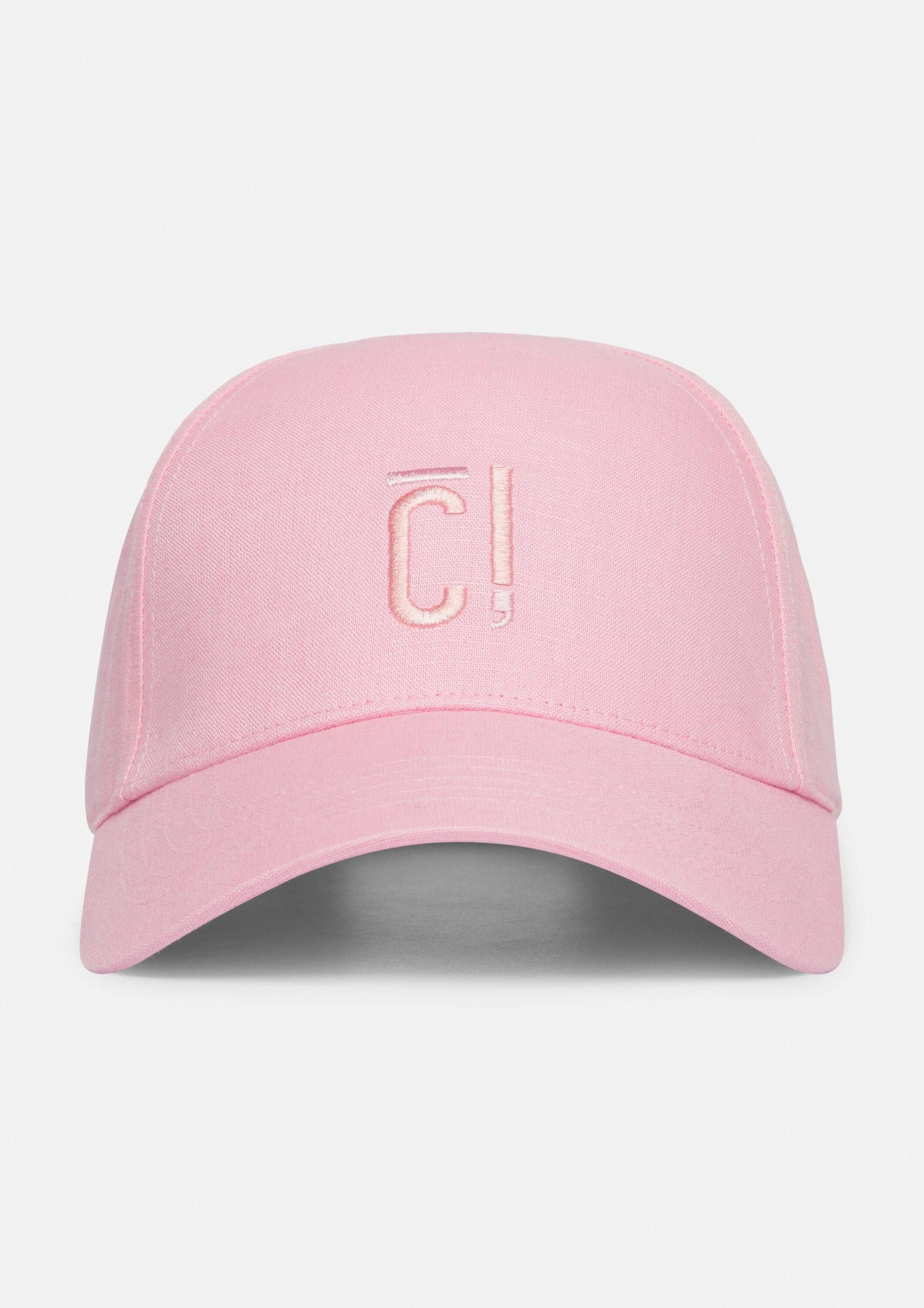 comma Snapback Cap Kappe Baseball-Cap aus Leinenmix mit Logo