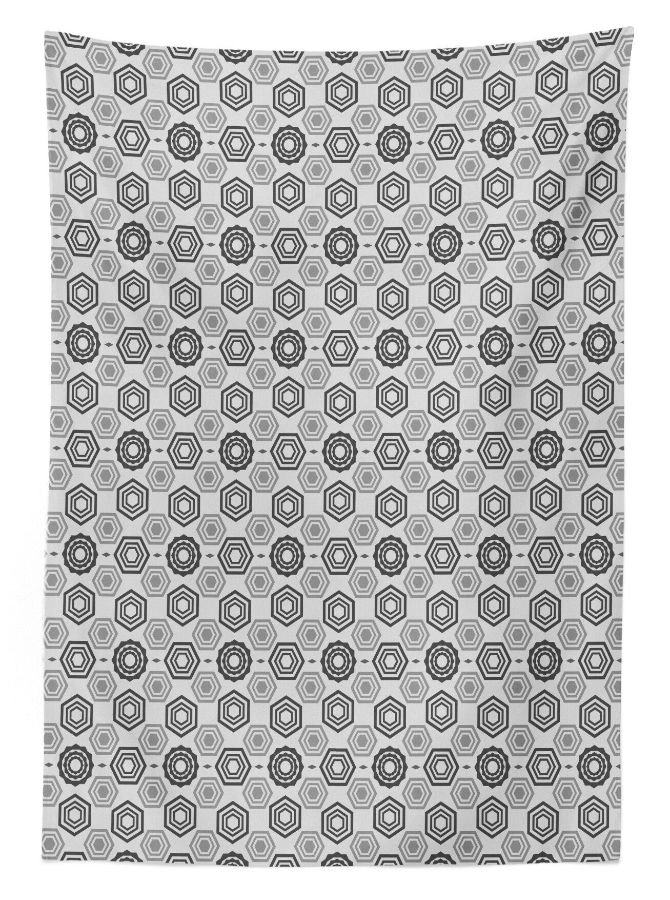 Abakuhaus Tischdecke Farbfest Waschbar Hexagons Bereich geeignet Klare Für Farben, Außen Abstrakt Geometrisch den