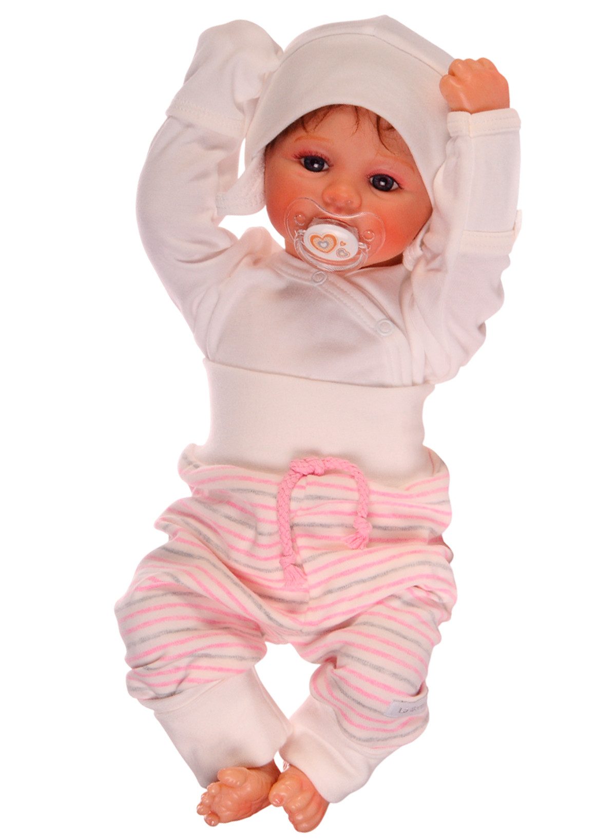 Erstausstattungspaket Baby Wickelbody Hose Mütze Erstlingsset Anzug für Neugeborene