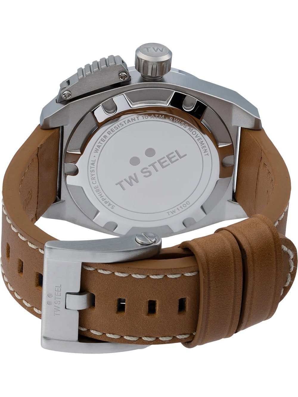 TW Steel Quarzuhr TW Steel Swiss Canteen Herren Uhr TW1100 TW1100, Hochwertiges Produkt mit zeitlosem Design, sorgfältiger Verarbeitung