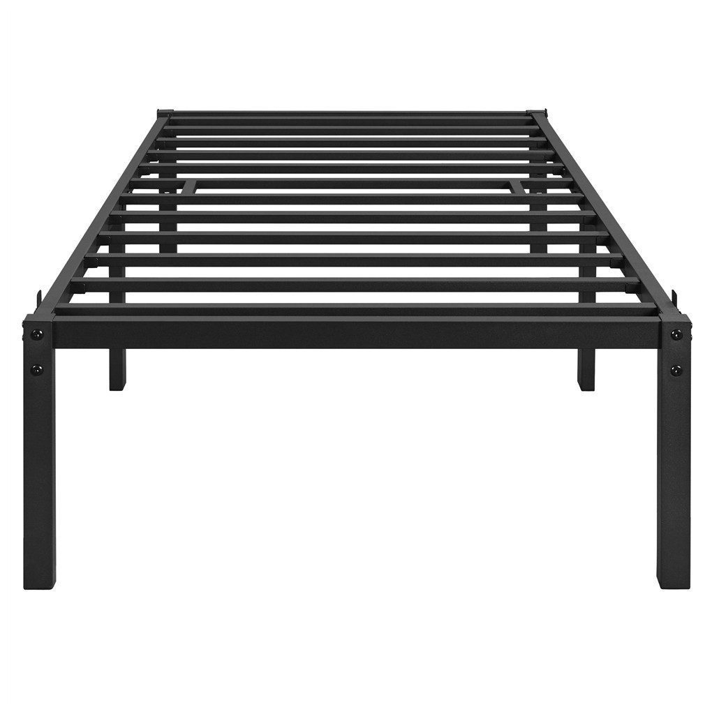 Yaheetech Metallbett 90x190/90x200/140x200/160x200 cm, Bettrahmen 36/41 cm H mit Lattenrost, Bettgestell aus Metall