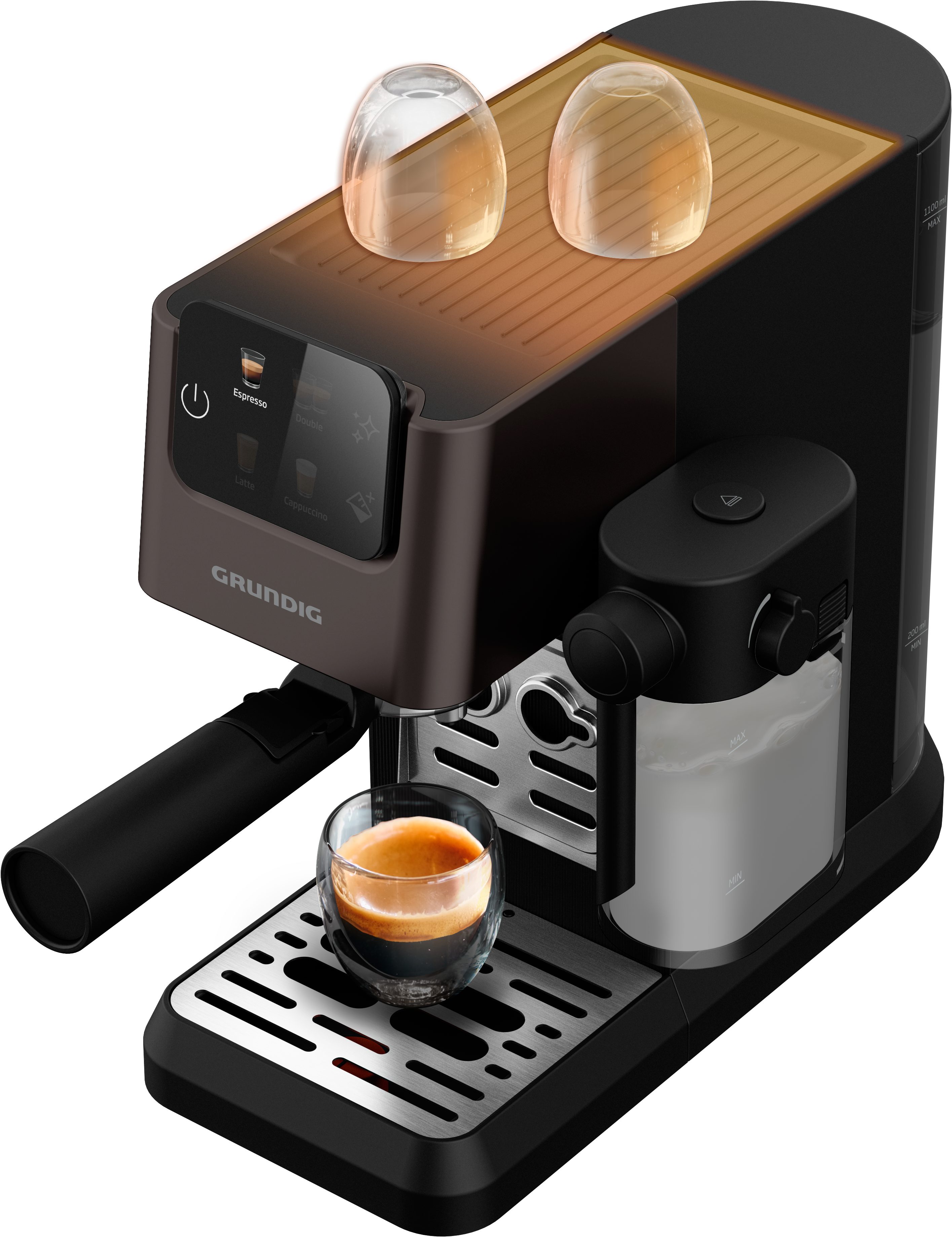 Grundig Espressomaschine KSM 5330, mit integriertem Milchbehälter
