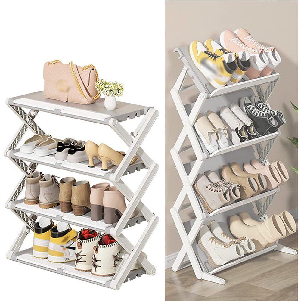 NUODWELL Schuhregal Schuhregal,Schuhständer Schuhablage Mit Flach günstig online kaufen