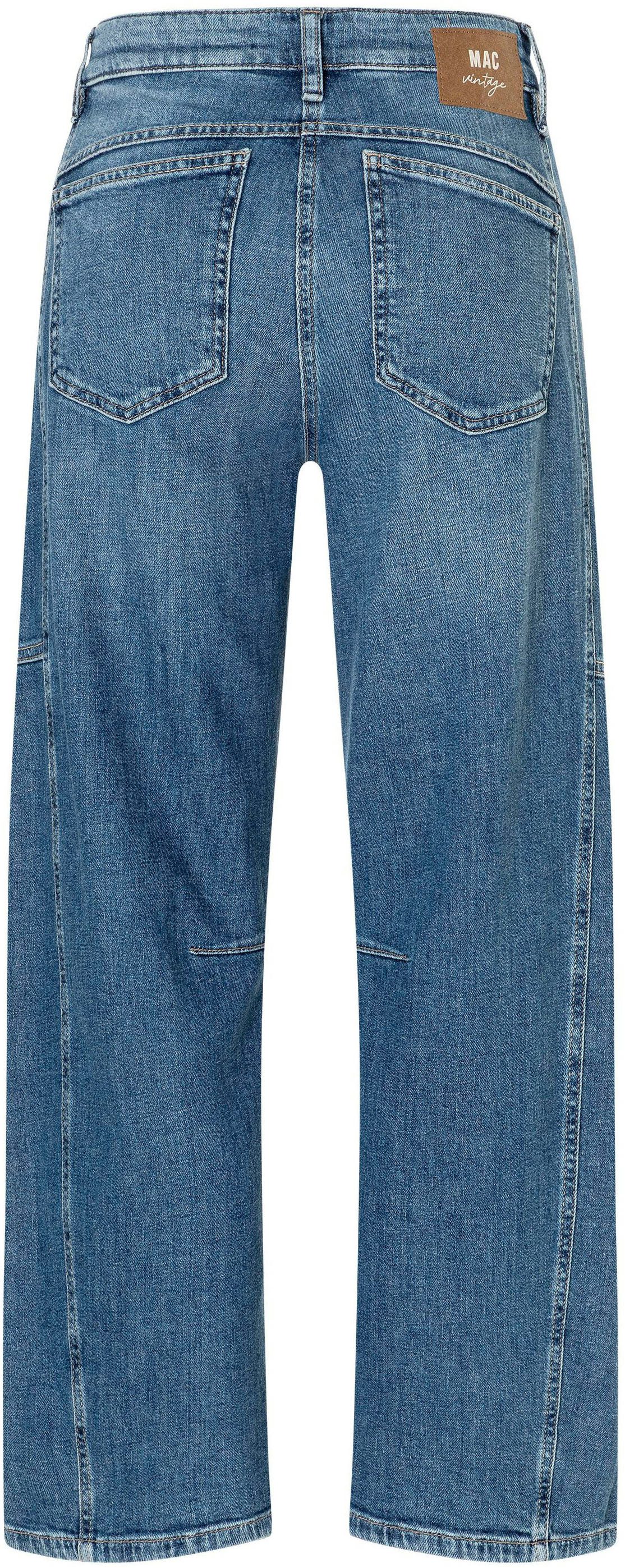 MAC 5-Pocket-Jeans OHIO Barrel Barrel Fit, Naht-Detail auf Kniehöhe günstig online kaufen