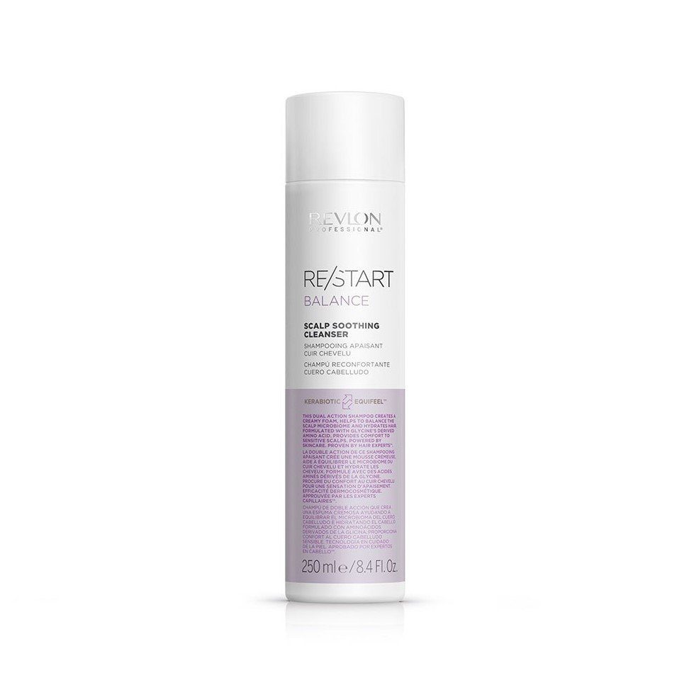 REVLON PROFESSIONAL Haarshampoo RE/START BALANCE SCALP SOOTHING CLEANSER, Sanfte feuchtigkeitsspendende Reinigung für sensible Kopfhaut.