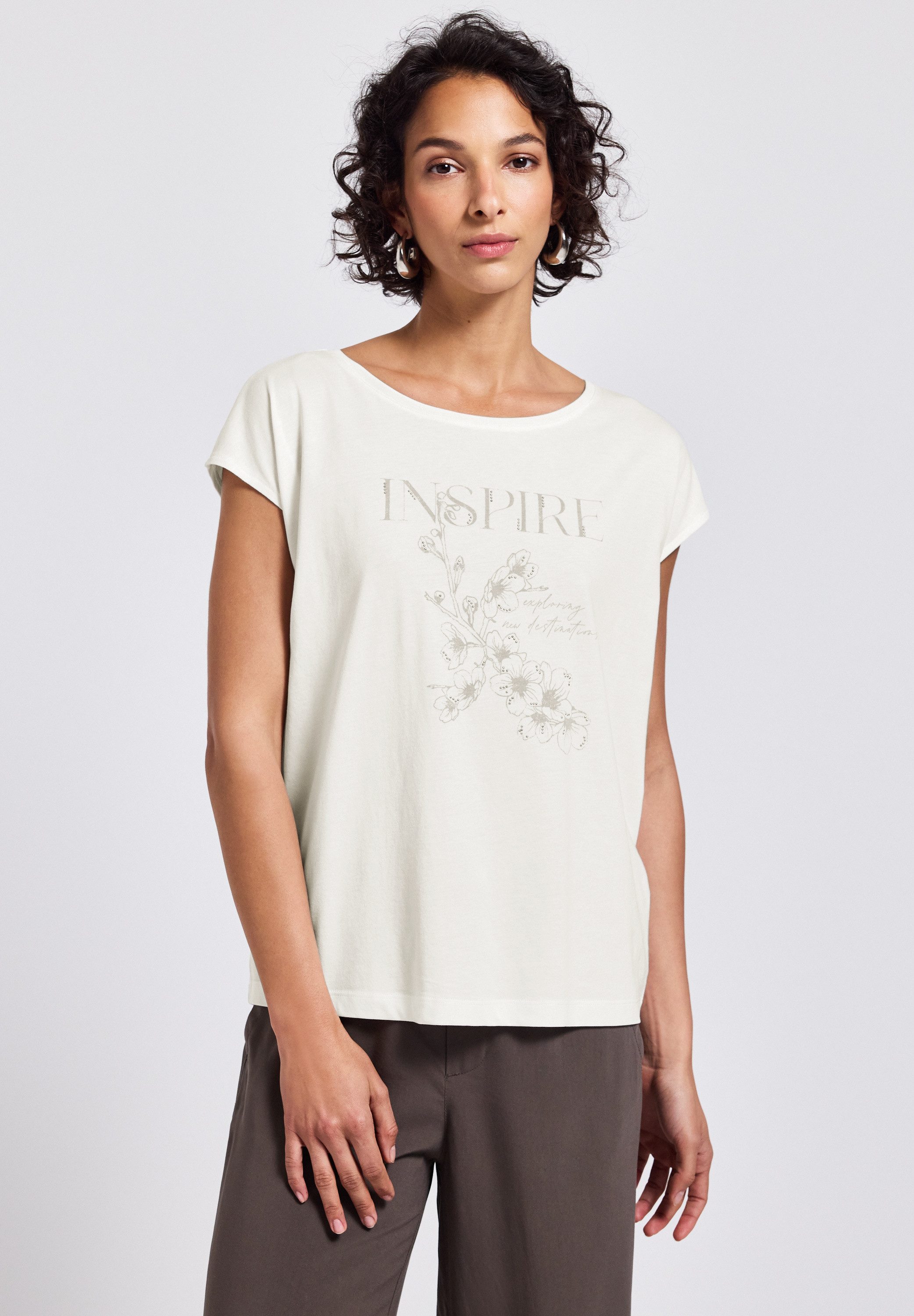 STREET ONE T-Shirt, mit Rundhalsausschnitt günstig online kaufen