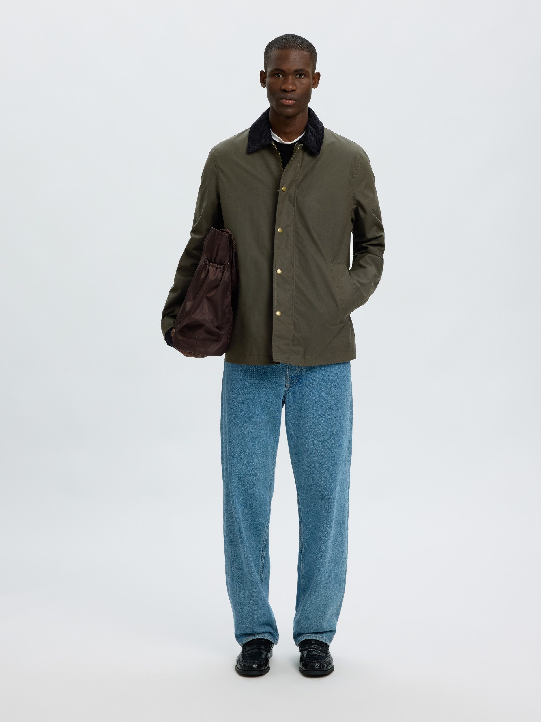 SELECTED HOMME Outdoorjacke SLHWALTER WAXED COTTON 2.0 JKT NOOS