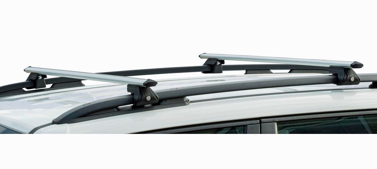 VDP Dachbox, Dachbox mit + Dachträger VDPMAA460 (5 abschließbar 2003-2009 Kombi kompatibel Jaguar 460Ltr CRV120 weiß X-Type Türer)