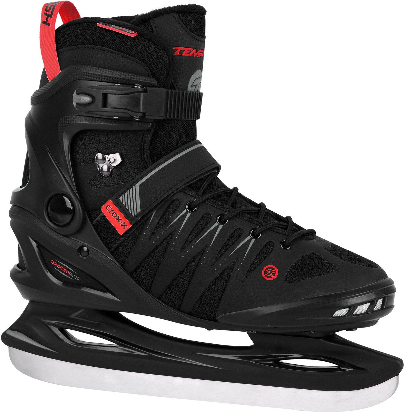 TEMPISH Schlittschuhe TEMPISH Eishockeyschlittschuh CROX.X - Herren SCHWARZ-ROT
