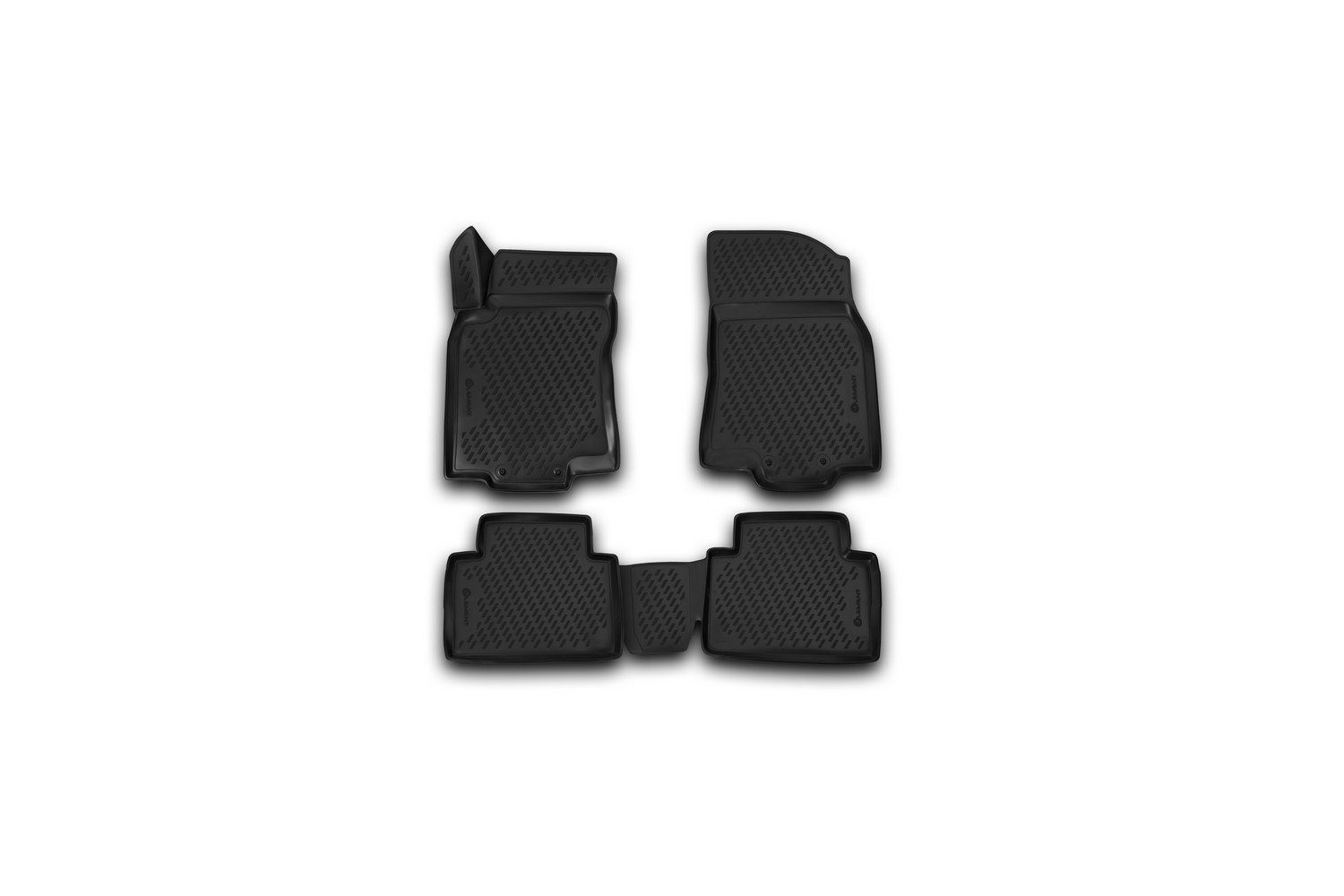LEMENT Auto-Fußmatten für NISSAN X-Trail, 3 Generation (T32), 2013->, 4 tlg. (4,00 St), für Nissan X-Trail PkW, Passgenaue, Passform