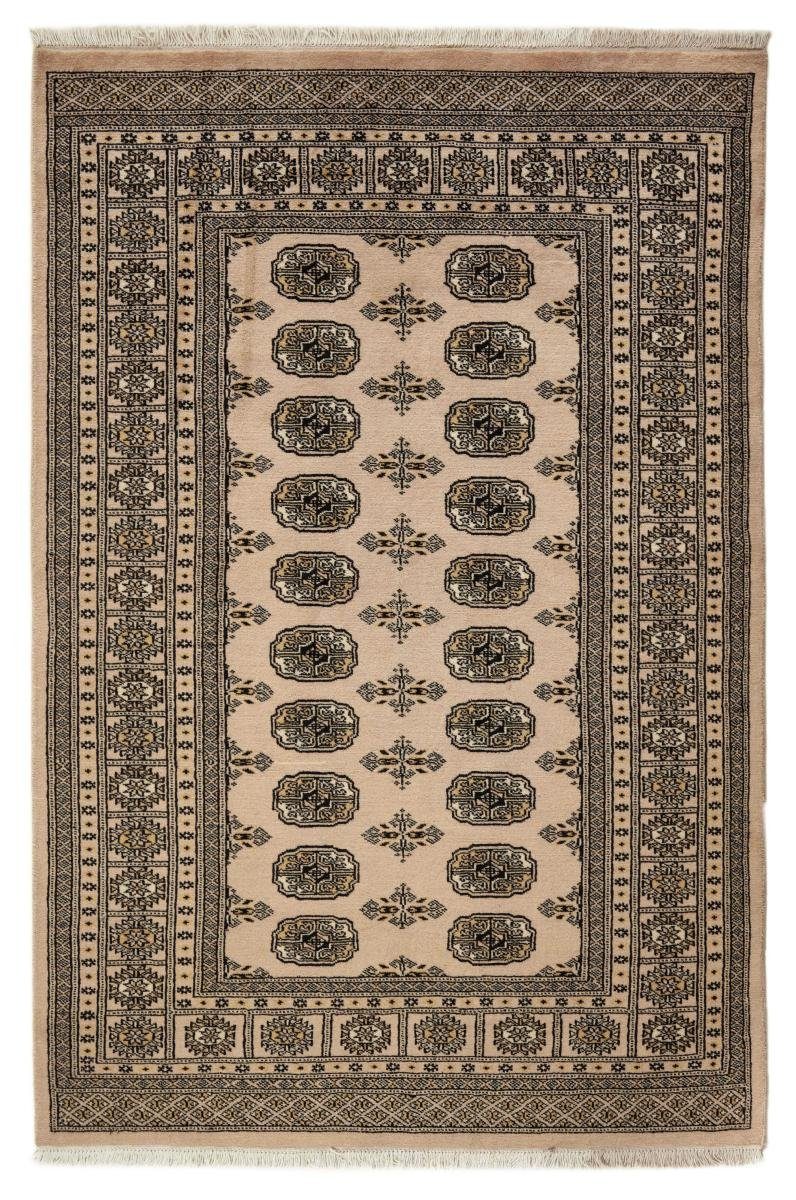 Orientteppich Pakistan Buchara 2ply 141x211 Handgeknüpfter Orientteppich, Nain Trading, rechteckig, Höhe: 8 mm
